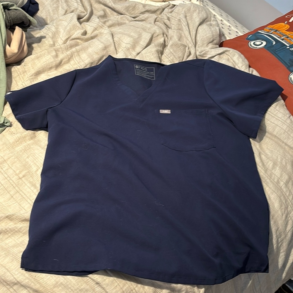 Figs Navy Blue XXL top